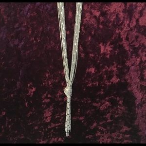 Multi Chain Knotted Necklace